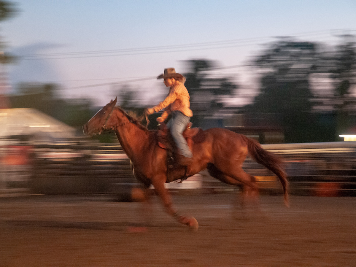 Barrel racing at the Loudoun County Fair